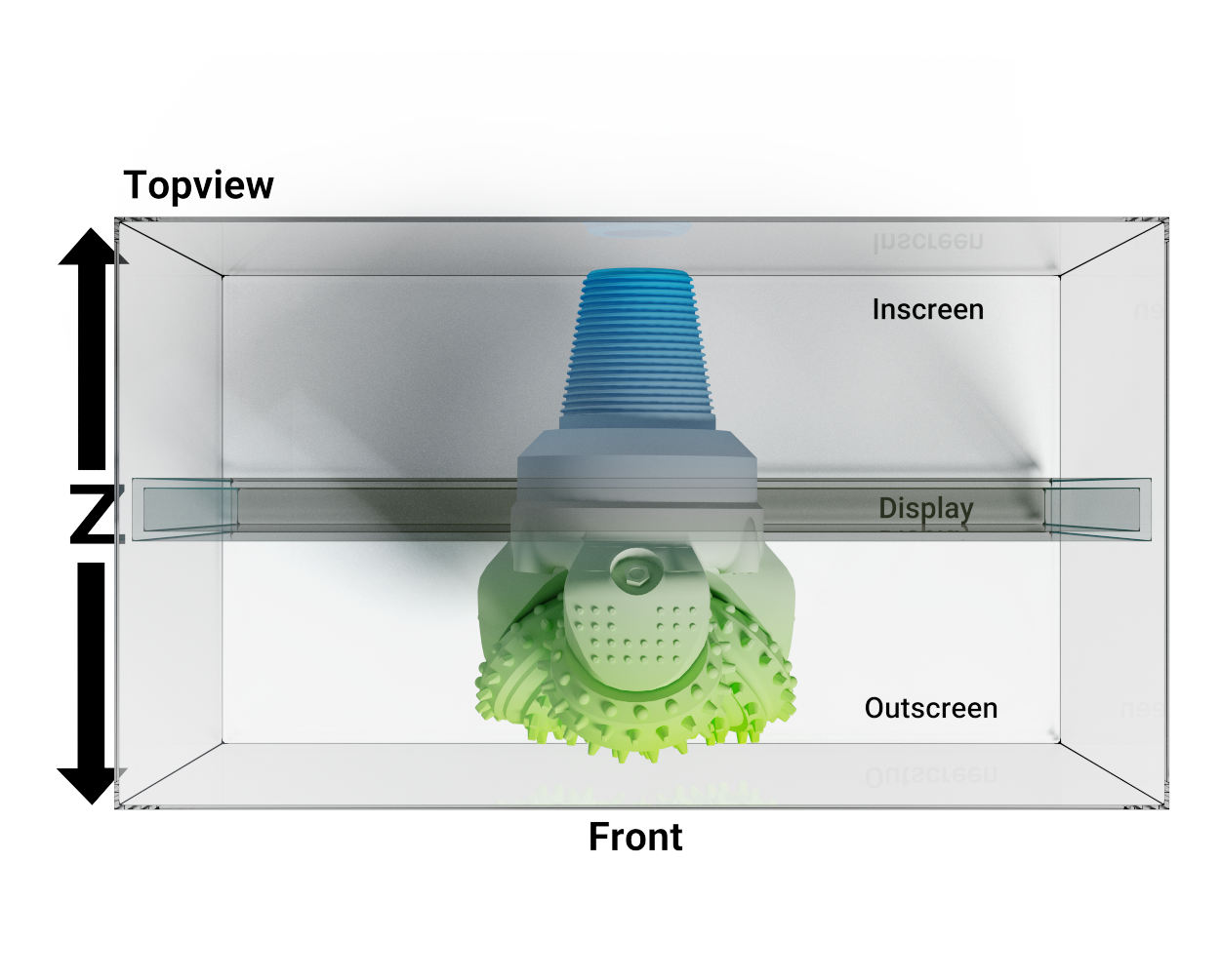 ZBOX AS3D Display 3D Volumen