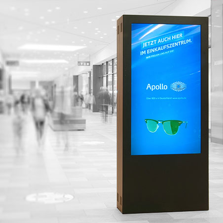Projekte: Kaufpark Eiche 3D Digital Signage Werbe Netzwerk