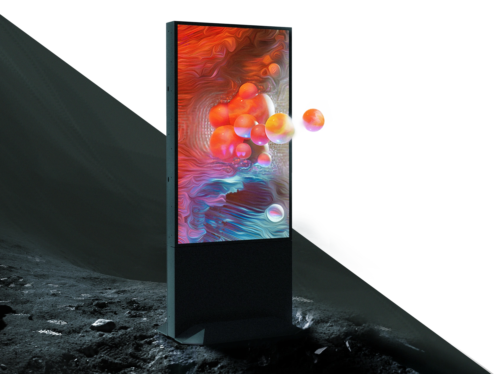 WowBox 3D ohne Brille Display Stele